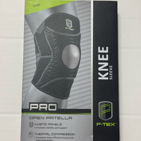 P Tex Other - Black Knee Sleeve with Open Patella